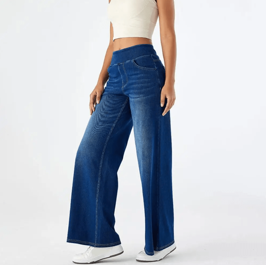 Élise | Pantalon taille haute extensible
