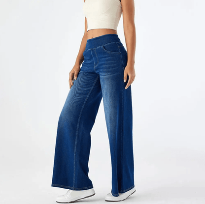 Élise | Pantalon taille haute extensible