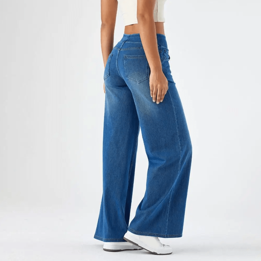 Élise | Pantalon taille haute extensible