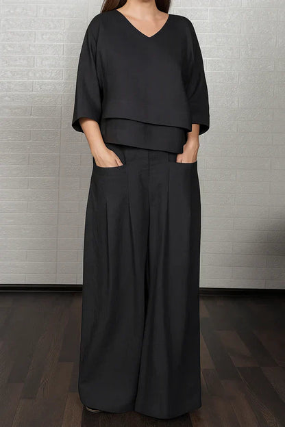 Isaline | Ensemble fluide oversize élégance confortable au quotidien