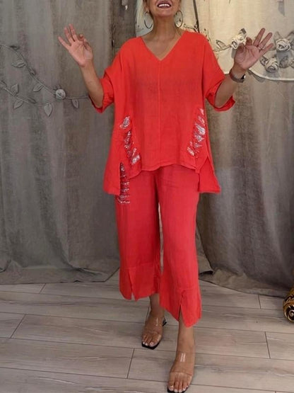 Coralie | Ensemble d’été deux pièces – fluide, flatteur et féminin