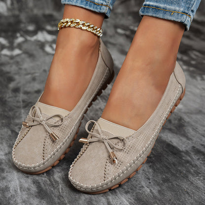 Emeline | Mocassins souples avec nœud noué
