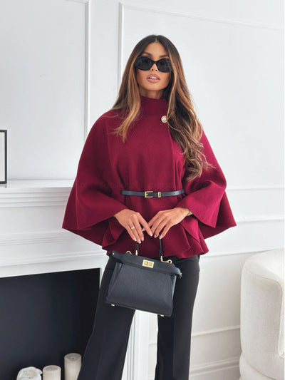 Fleurine | Veste à manches papillon avec ceinture