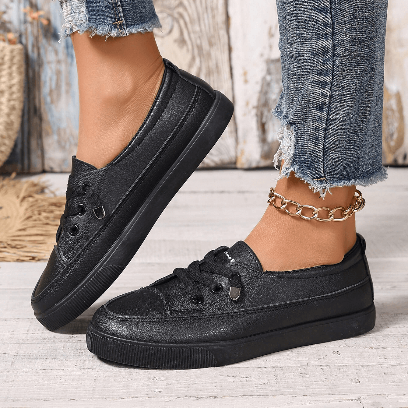 Céline | Baskets à lacets faciles à enfiler