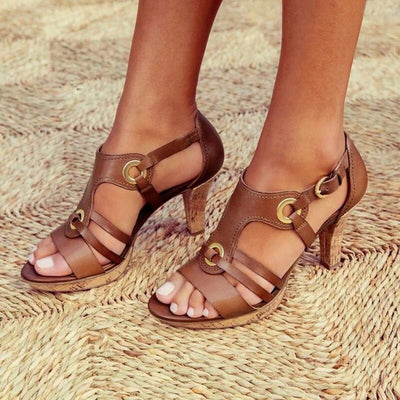 Marcelline | Sandales élégantes à boucles