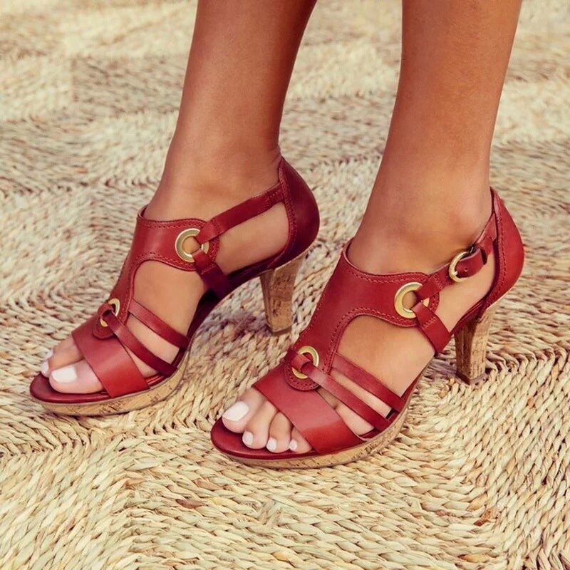 Marcelline | Sandales élégantes à boucles