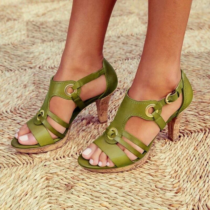 Marcelline | Sandales élégantes à boucles